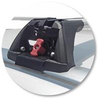 Prorack Black 2 Bar Aero Flush Bar kit to suit Lexus RX 7 Seat Model 5dr SUV (3/2018 - 2022)