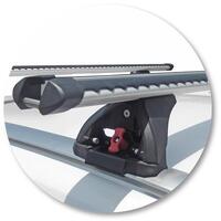 Prorack Silver 2 Bar Heavy Duty Through Bar kit to suit Lexus RX 7 Seat Model 5dr SUV (3/2018 - 2022)