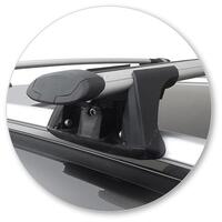 Prorack Silver 2 Bar Aero Through Bar kit to suit Haval H6 5dr SUV (2017 - Current)