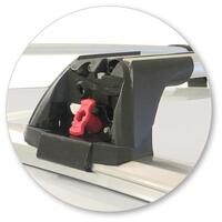 Prorack Silver 2 Bar Aero Flush Bar kit to suit Peugeot 3008 5dr SUV (2017 - Current)