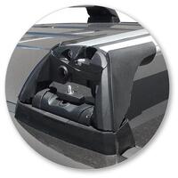 Prorack Silver 2 Bar Aero Flush Bar kit to suit Holden Colorado Crew Cab 4dr Ute (2012 - 2020)