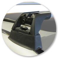 Prorack Black 2 Bar Aero Flush Bar kit to suit Mercedes-Benz GLC Coupé 5dr SUV (2016 - Current)