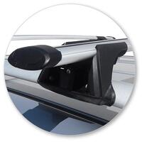 Prorack Black 2 Bar Aero Through Bar kit to suit SsangYong Rexton 5dr SUV (2012 - 2017)