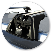 Prorack Black 2 Bar Aero Flush Bar kit to suit Skoda Octavia Scout 4x4 5dr Estate (2013 - Current)