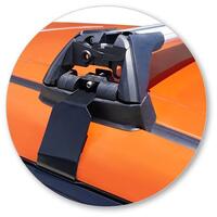 Prorack Silver 2 Bar Aero Flush Bar kit to suit Suzuki Ignis 5dr Hatch (2017 - Current)