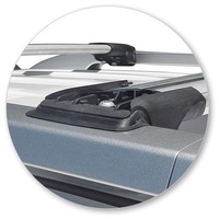 Yakima Black 2 Bar Roof Rack - Great Wall Steed Double Cab 4dr Ute 1/16 - On (S44Y)