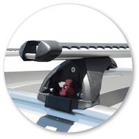 Prorack Silver 2 Bar Heavy Duty Through Bar kit to suit Renault Koleos 5dr SUV (9/2016 - Current)