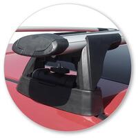 Prorack Silver 2 Bar Aero Through Bar kit to suit Subaru Impreza 5dr Hatch (2017 - Current)