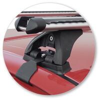 Prorack Silver 2 Bar Heavy Duty Through Bar kit to suit Holden Barina 5dr Hatch (2017 - 2020)