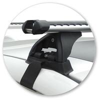 Prorack Black 2 Bar Heavy Duty Through Bar kit to suit Subaru Impreza 4dr Sedan (2/2017 - Current)