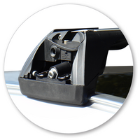 Prorack Silver 2 Bar Aero Flush Bar kit to suit BMW X3 5dr SUV (2010 - 10/2017)