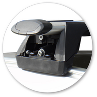 Prorack Black 2 Bar Aero Through Bar kit to suit BMW X3 5dr SUV (2010 - 10/2017)