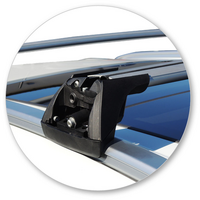 Prorack Silver 2 Bar Aero Flush Bar kit to suit Suzuki S-Cross 5dr SUV (2013 - 5/2021)