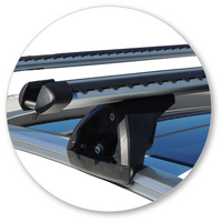 Prorack Black 2 Bar Heavy Duty Through Bar kit to suit Suzuki S-Cross 5dr SUV (2013 - 5/2021)