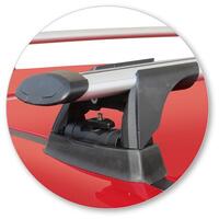 Prorack Black 2 Bar Aero Through Bar kit to suit Hyundai i30 N Steel Roof 5dr Hatch (2017 - Current)