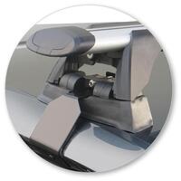 Prorack Black 2 Bar Aero Through Bar kit to suit Skoda Octavia 5dr Hatch (6/2017 - Current)