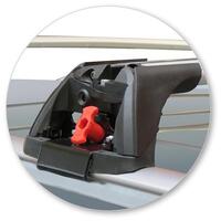 Prorack Silver 2 Bar Aero Flush Bar kit to suit Land Rover Discovery 5 5dr SUV (2017 - Current)