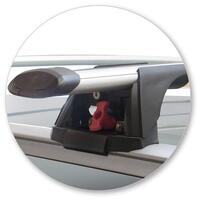 Prorack Silver 2 Bar Aero Through Bar kit to suit Land Rover Discovery 5 5dr SUV (2017 - Current)