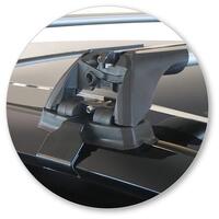 Prorack Silver 2 Bar Aero Flush Bar kit to suit Suzuki Swift 5dr Hatch (2017 - Current)