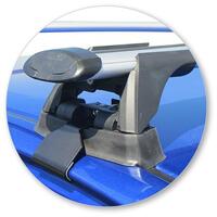 Prorack Silver 2 Bar Aero Through Bar kit to suit Toyota Yaris 5dr Hatch (2017 - 4/2020)