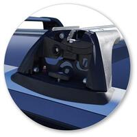 Prorack Black 2 Bar Aero Flush Bar kit to suit Isuzu MU-X 5dr SUV (5/2017 - 7/2021)