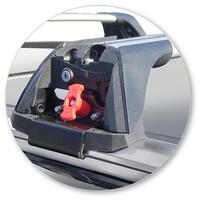 Prorack Silver 2 Bar Aero Flush Bar kit to suit Peugeot 5008 5dr SUV (2018 - Current)