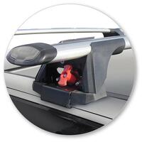 Prorack Silver 2 Bar Aero Through Bar kit to suit Peugeot 5008 5dr SUV (2018 - Current)