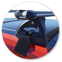 Prorack Silver 2 Bar Heavy Duty Through Bar kit to suit Hyundai i30 Glass Roof 5dr Hatch (2017 - Current)