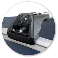 Prorack Silver 2 Bar Aero Flush Bar kit to suit Hyundai i30 Touring Wagon 5dr Wagon (2018 - Current)