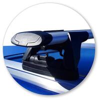 Prorack Black 2 Bar Aero Through Bar kit to suit Honda CR-V 5dr SUV (7/2017 - 8/2023)