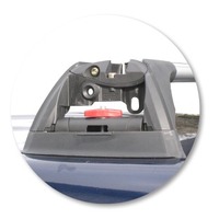 Prorack Silver 3 Bar Aero Flush Bar kit to suit Toyota Land Cruiser Prado 120 Series 5dr SUV (3/2003 - 11/2009)