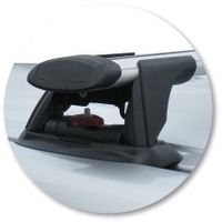 Prorack Silver 3 Bar Aero Through Bar kit to suit Toyota Land Cruiser Prado 150 Series 5dr SUV (12/2009 - Current)