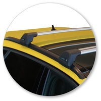 Yakima Silver 2 Bar Roof Rack - Audi A3/S3/RS3 Sportback 5dr Hatch 1/16 - On (S26Y &amp; K772)