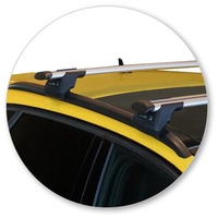 Yakima Black 2 Bar Roof Rack - Audi A3/S3/RS3 Sportback 5dr Hatch 1/16 - On (S16Y &amp; K772)