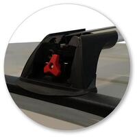 Prorack Silver 2 Bar Aero Flush Bar kit to suit Jeep Compass 5dr SUV (2017 - Current)