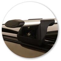 Prorack Black 2 Bar Aero Through Bar kit to suit Land Rover Range Rover Velar 5dr SUV (2017 - Current)