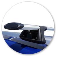 Prorack Black 2 Bar Aero Through Bar kit to suit LDV T60/T60 Max/eT60 Double Cab 4dr Ute (10/2017 - Current)