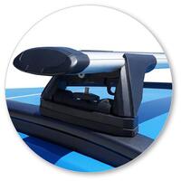 Prorack Black 2 Bar Aero Through Bar kit to suit Hyundai Kona 5dr SUV (2017 - 6/2023)