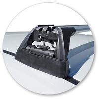 Prorack Silver 2 Bar Aero Flush Bar kit to suit Holden Commodore VF II 5dr Wagon (4/2017 - 2018)