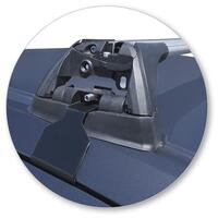 Prorack Silver 2 Bar Aero Flush Bar kit to suit Honda City 4dr Sedan (5/2017 - Current)