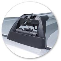 Prorack Silver 2 Bar Aero Flush Bar kit to suit Holden Commodore VF II 4dr Sedan (4/2017 - 2018)