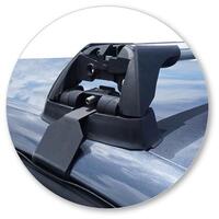 Prorack Black 2 Bar Aero Flush Bar kit to suit Renault Clio 5dr Hatch (2017 - Current)