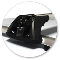 Prorack Silver 2 Bar Aero Flush Bar kit to suit Volkswagen T-Roc 5dr SUV (2020 - Current)