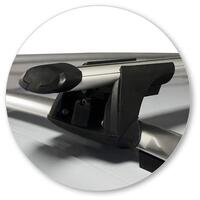 Prorack Silver 2 Bar Aero Through Bar kit to suit Volkswagen T-Roc 5dr SUV (2020 - Current)