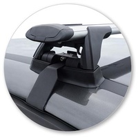 Yakima Black 2 Bar Roof Rack - Ford Focus RS 5dr Hatch 1/16 - On (S16Y &amp; K614)