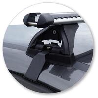 Prorack Black 2 Bar Heavy Duty Through Bar kit to suit Ford Focus RS 5dr Hatch (2016 - Current)