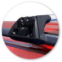 Prorack Silver 2 Bar Aero Flush Bar kit to suit Toyota Land Cruiser Prado 150 Series 5dr SUV (2009 - Current)