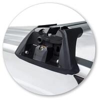 Prorack Silver 2 Bar Aero Flush Bar kit to suit Mercedes-Benz X-Class 4dr Ute (2018 - 2020)