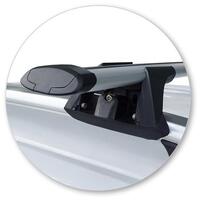 Prorack Silver 2 Bar Aero Through Bar kit to suit Mercedes-Benz X-Class 4dr Ute (2018 - 2020)