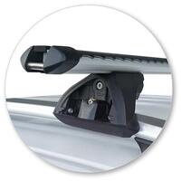 Prorack Black 2 Bar Heavy Duty Through Bar kit to suit Mercedes-Benz X-Class 4dr Ute (2018 - 2020)